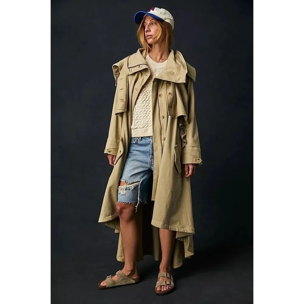 Free People Nicholas K Farley Trench Coat